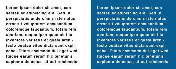 Výšku řádku je třeba přizpůsobit také barevnosti a kontrastu textu